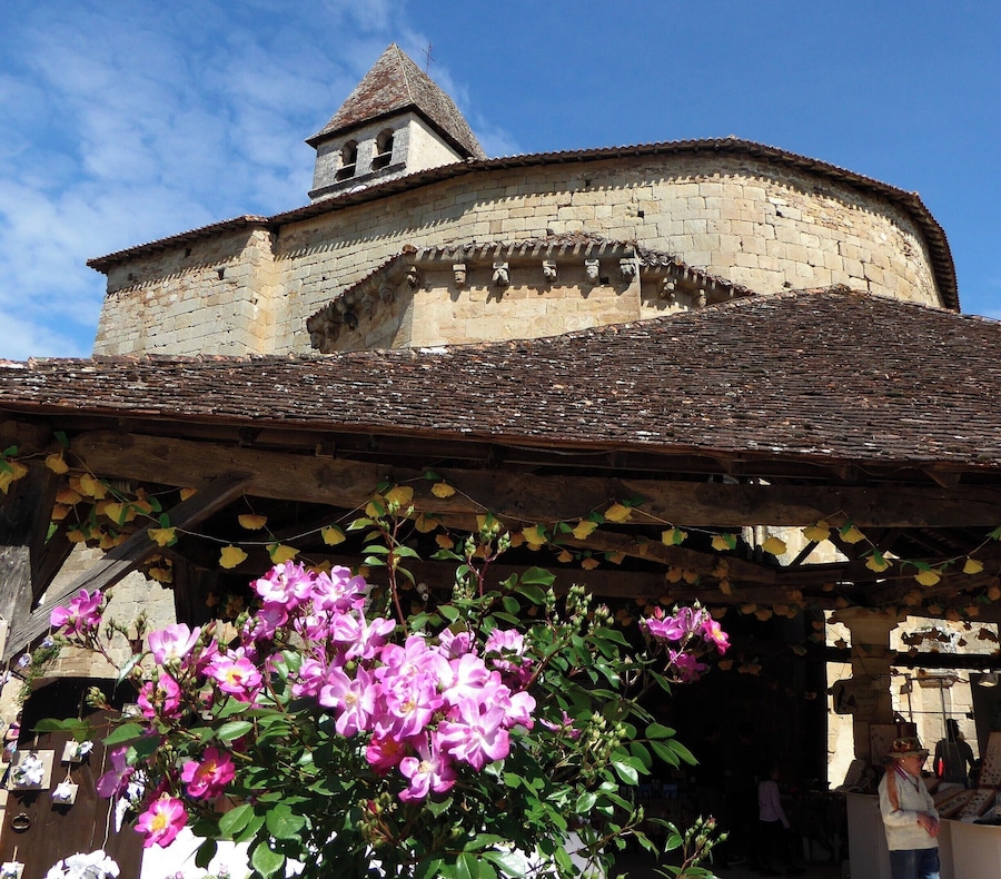 One of the most beautiful villages of France was made even more beautiful during the annual flower festival.