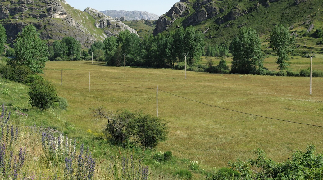Valley of Torío river in Villanueva de Pontedo (Cármenes, León, Spain).
