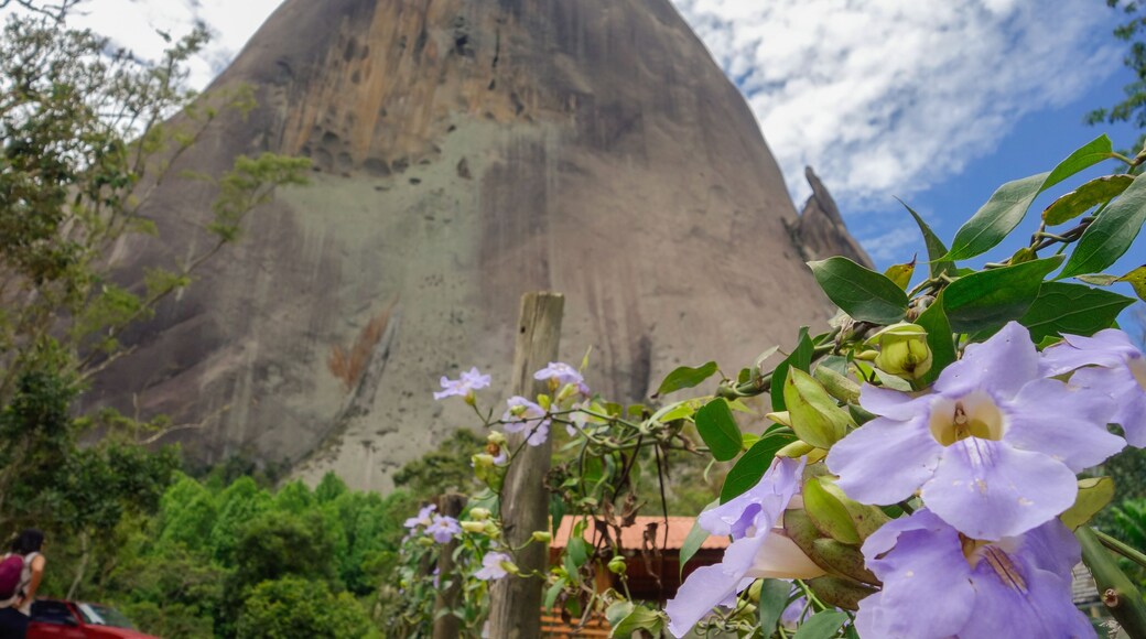 huge Pedra Azul rock formation, in Domingos Martins, Espirito Santo state, Brazil