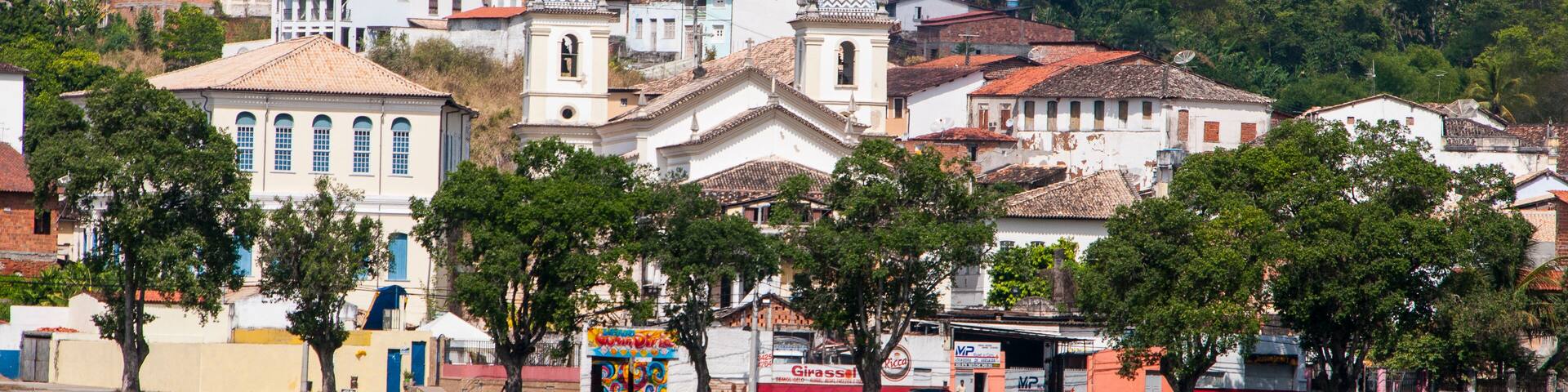 Overlook over Cachoeira near Salvador da Bahia, Brazil