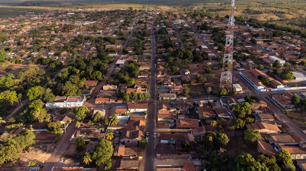 beautiful small town in the middle of the Brazilian savanna, Ponte Alta do Tocantins, Brazil