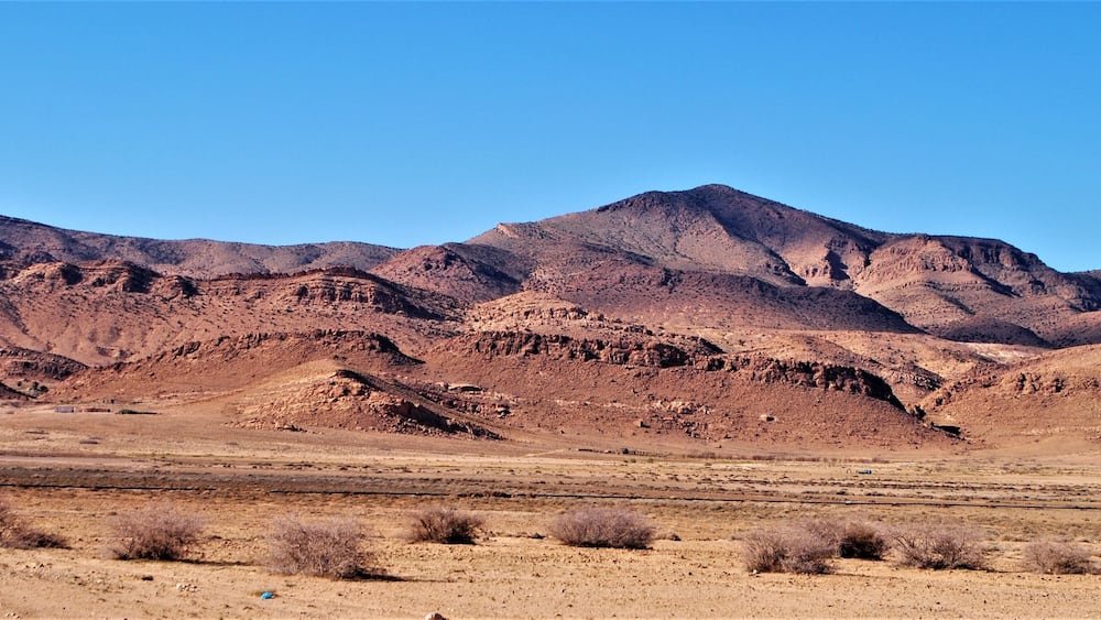 Paysages divers de l'atlas Algérien, wilaya de Biskra et Djelfa