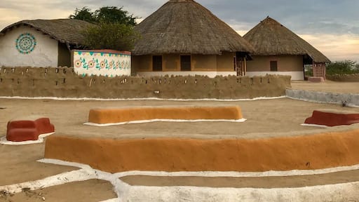 When in Kutch , you make sure you stay in one of these. Traditional mud houses in this region, called - Bhunga