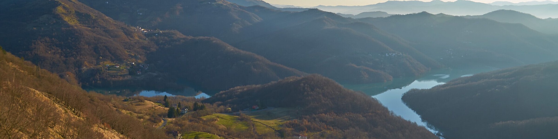Vista verso il Brugneto