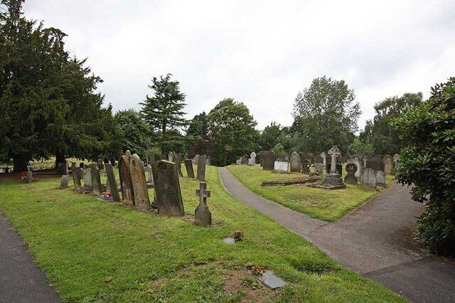 St Nicholas, Abbots Bromley, Staffs - Churchyard