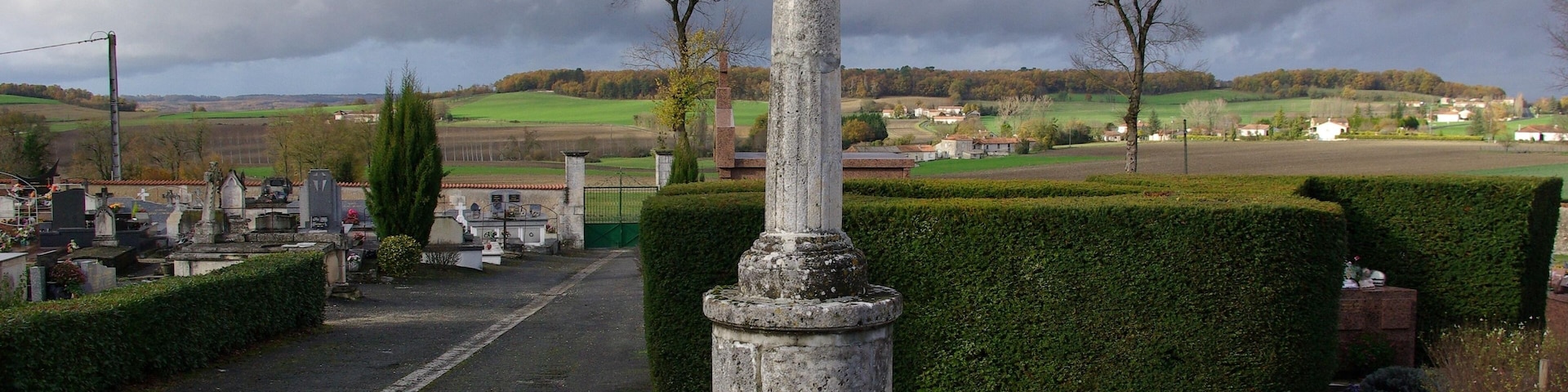 Cemetery cross, Saint-Séverin Charente, France
