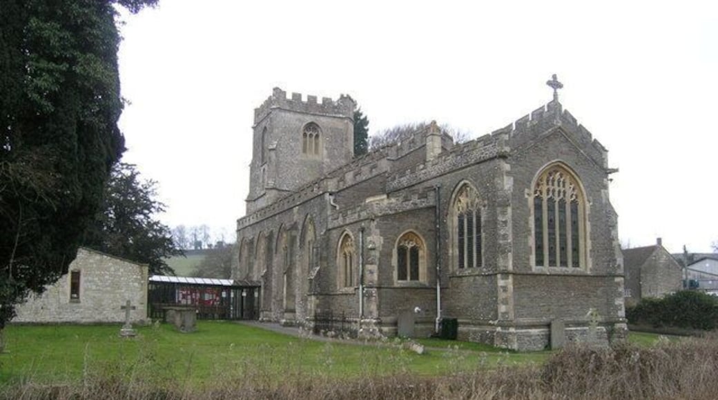 Parish church of St John the Baptist, Chilcompton, Somerset, seen from the east