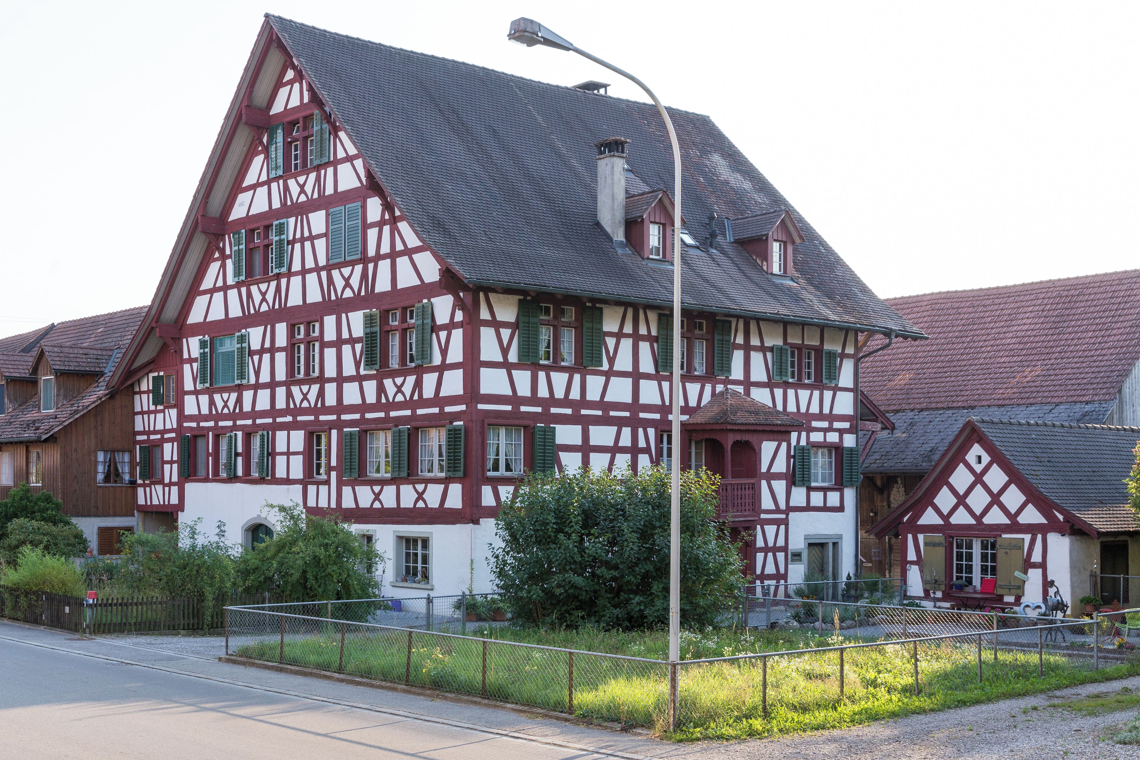 Hornerweg 6: Bauernwohnhaus mit Nebengebäude, nördlicher Hausteil