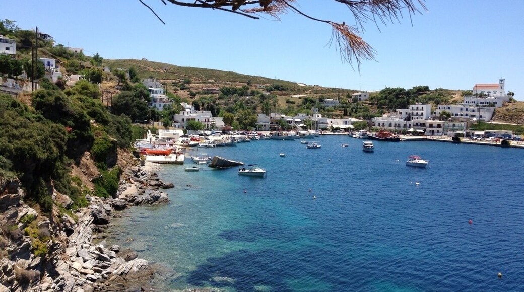 View from Kavos cafe