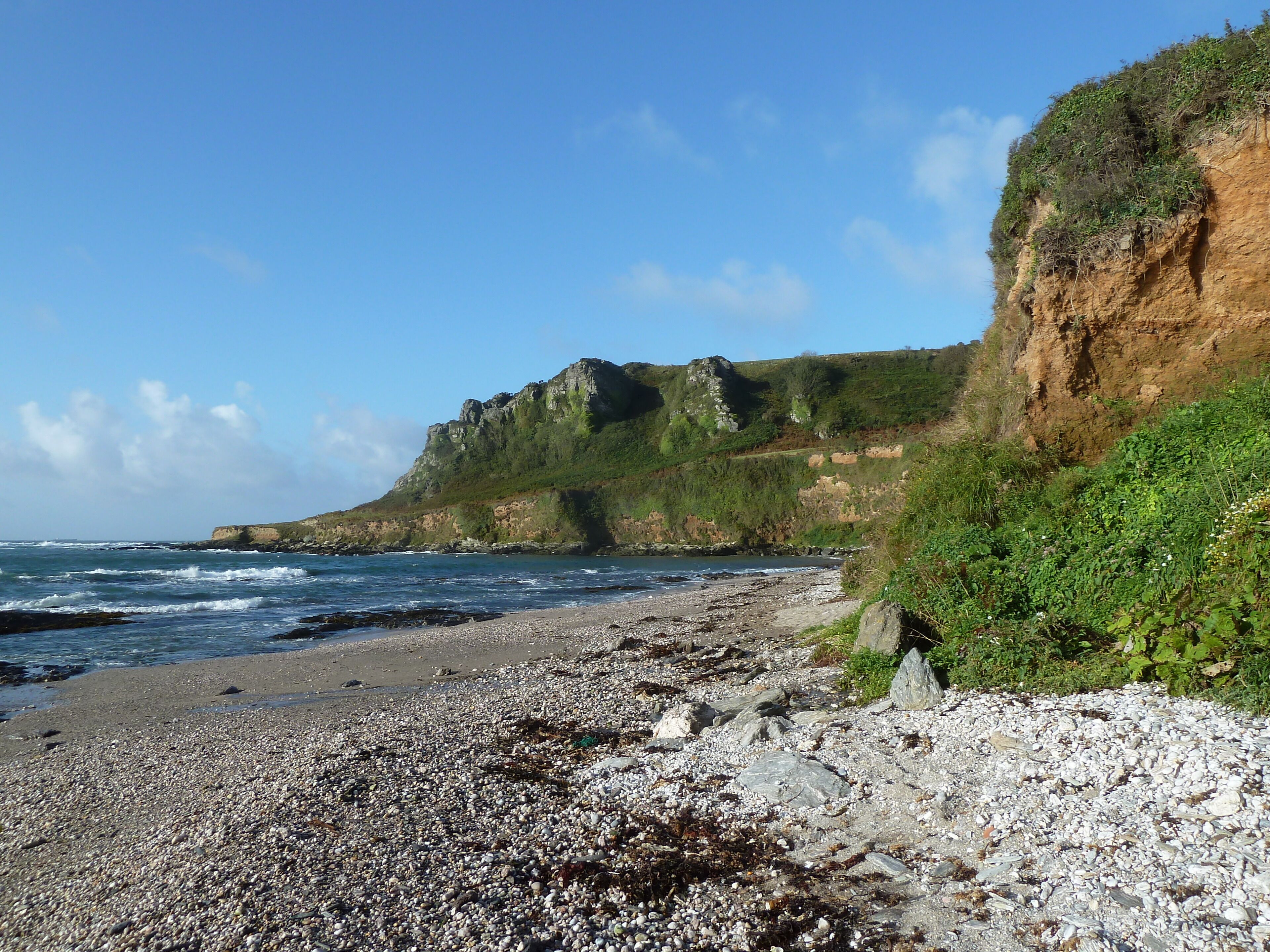The beach just down from East Prawle village.