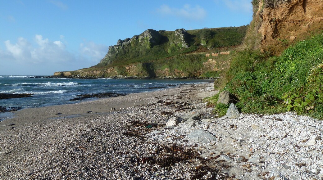 The beach just down from East Prawle village.