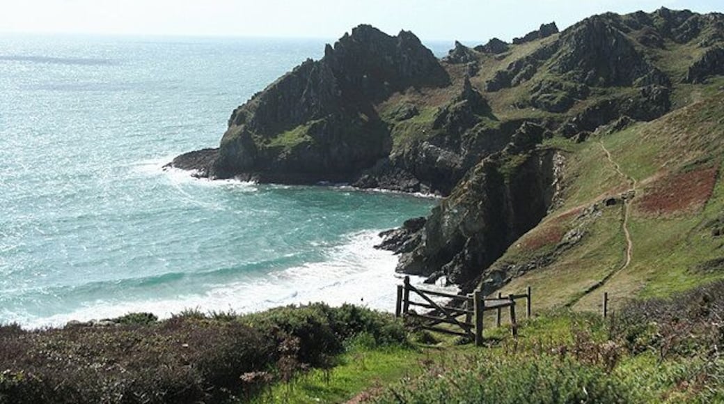 Chivelstone: Gammon Head With the South West Coast Path leading to it