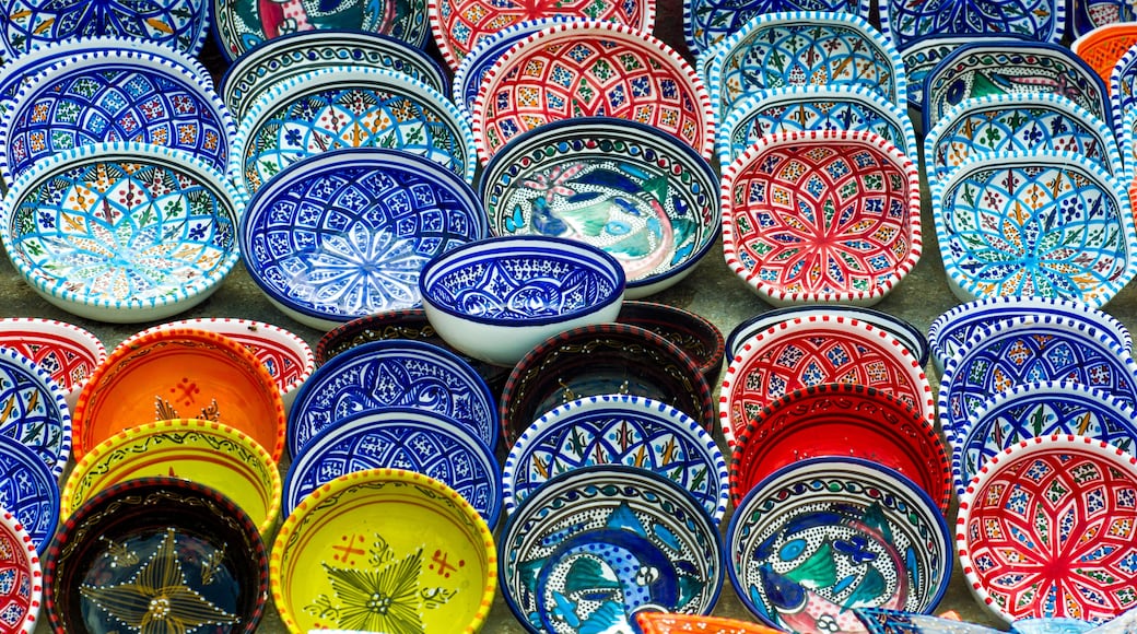 A collection of colorful, intricately designed plates.