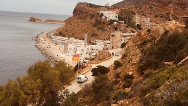 Climbed the mountain to reach a secret place i used to hid in when little. A beautiful view over the village of Qurbus 🌸