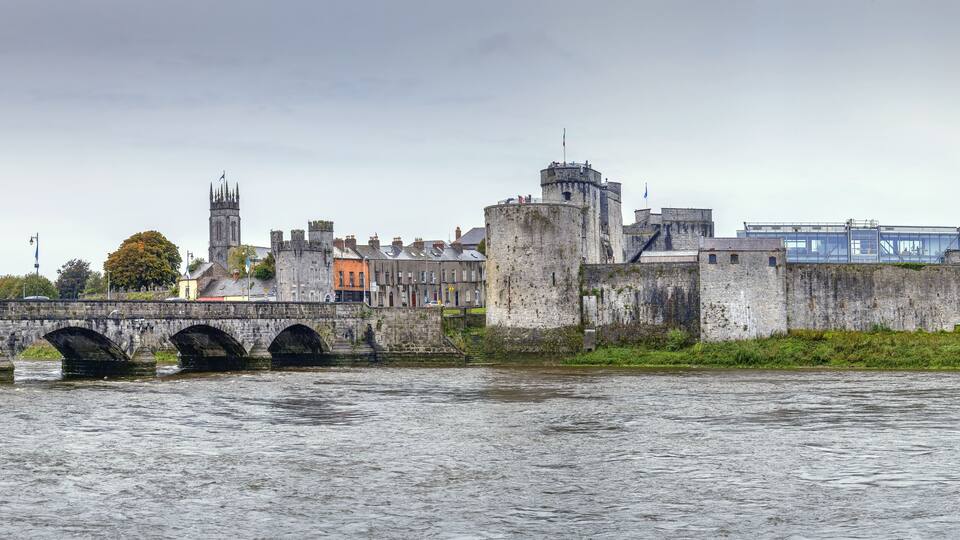 View of King John's Castle, Limerick, Ireland