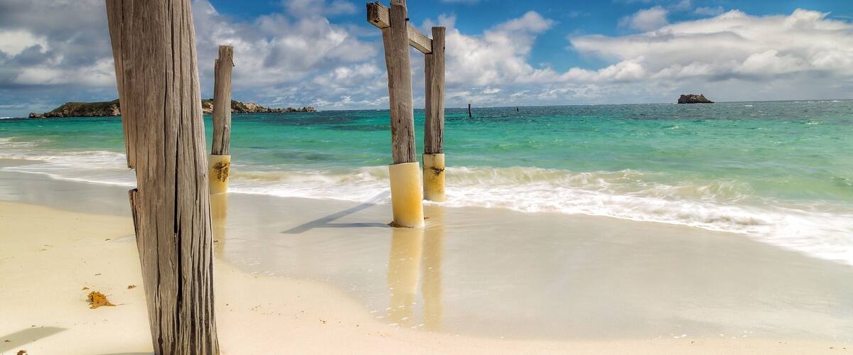 Hamelin Bay in South West Western Australia has the azure blue seas of the Indian Ocean at their doorstep. Logging history has left the remnants of the jetty where stingrays come to play in the shallows. Sheer cliff walks that look out to sea and beautiful sandy beaches. Go visit.