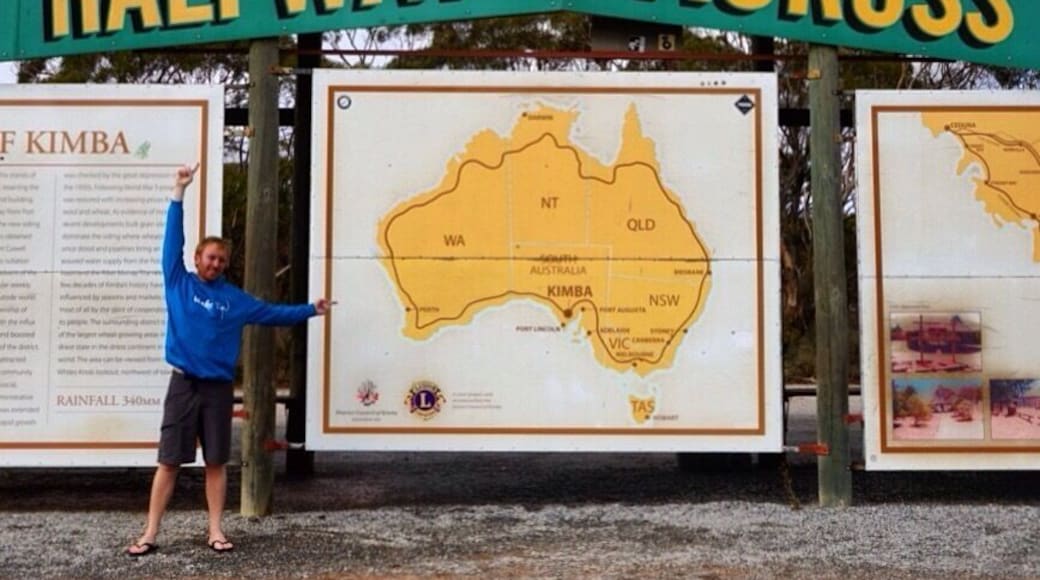 Wooohooo! Three days without having showered...we made it to Kimba at last - halfway across Australia - and we found this sign.... AND beautifully hot showers! What a feeling that was...standing there feeling the hot water on your skin...
Honestly...this trip made us appreciate the small things so much. This way of travelling teaches you the value of the basics.
From our world travels...this was my most favourite country so far. I love Australia, its people, the weather, the wildlife, the scenery, the beer, the wine - and the way we travelled through it was pretty damn amazing. The sense of freedom cannot be beaten.
Us. Dora, our car. Australia. That's it. That's the life.
#alifefullofserendipity #serendipitytess #travel #traveling #travelblog #nomad #wanderlust #globetrotter #australia #kimba #outback #camping #adventure #photo #photooftheday #shower #water #moment #life #bliss #historic #kimba