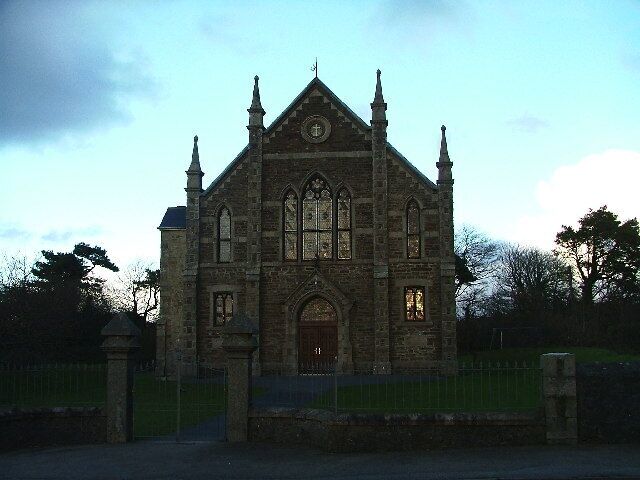 Scorrier Chapel, Scorrier, Cornwall, seen from the southwest