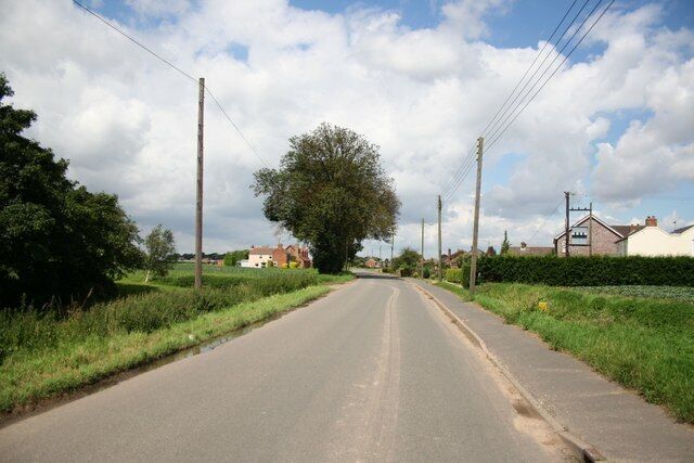 Church Road Looking north on Church Road, Freiston