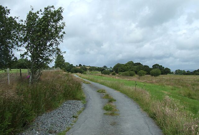 Farm lane south of Penuwch, Ceredigion A little used lane (with public access) serving a single farm, which eventually changes to a bridleway.