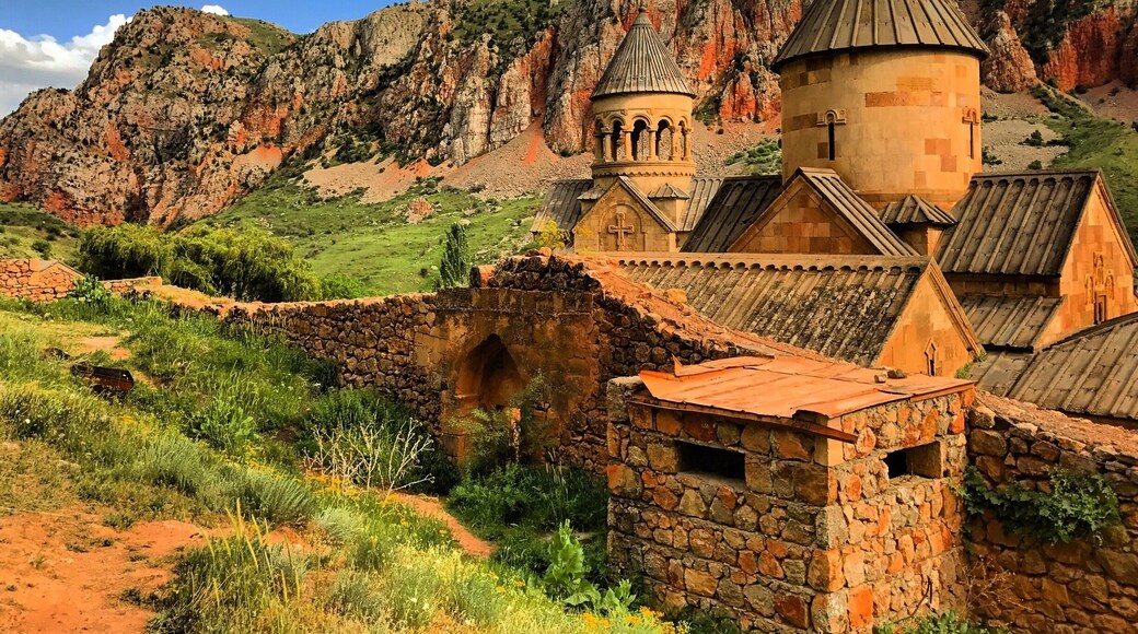 A visit to the Noravank Monastery is a peaceful escape from the hustle and bustle of Yerevan. Visit early in the morning or late in the day and you may just be lucky enough to be able to explore the ancient chapels without crowds of people. #lifeatexpedia #armenia #caucasus