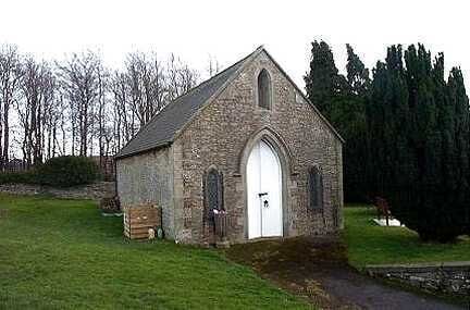 Harmby. This is a small Chapel, now disused and converted into a store house, in the cemetery at Harmby. It occupies a position west of centre, mid way between centre and the western boundary of the O/S grid which it occupies.