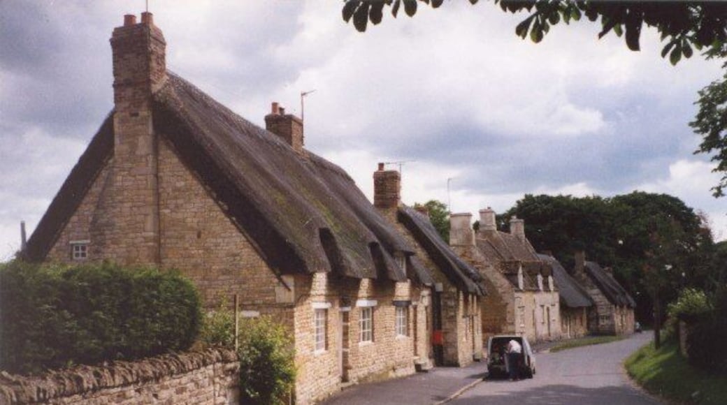 Thatched cottages in Exton, Rutland