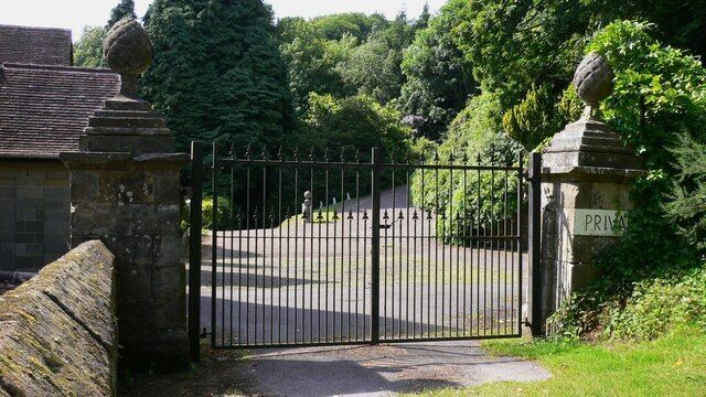 Bridleway entrance to Milland Place