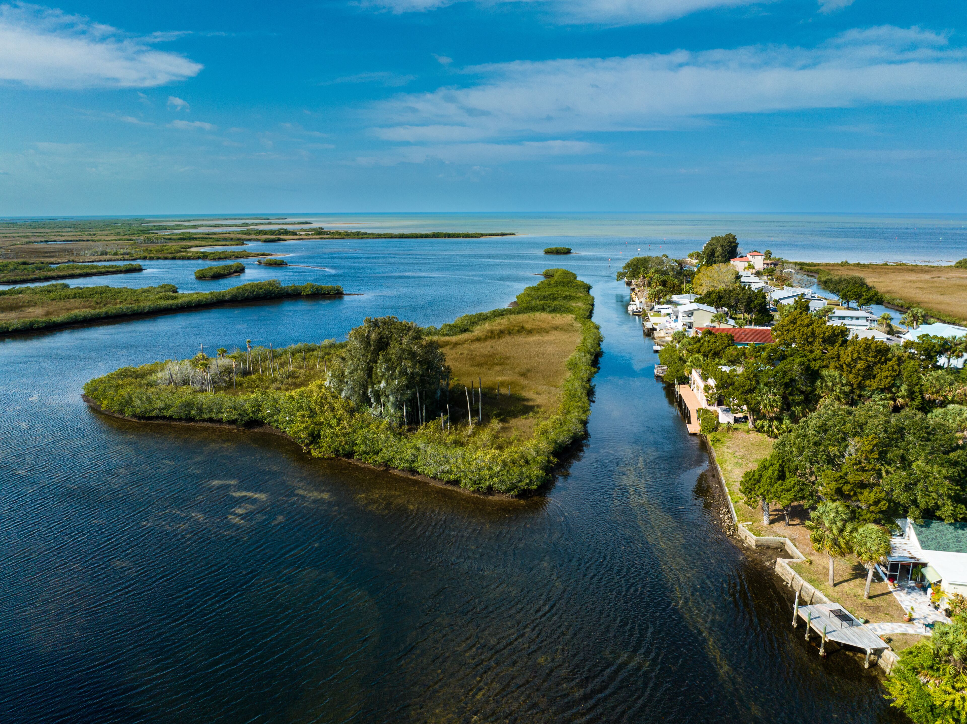 Aripeka is an unincorporated community and census-designated place in the U.S. state of Florida, along coast of the Gulf of Mexico at the border dividing Pasco and Hernando counties.