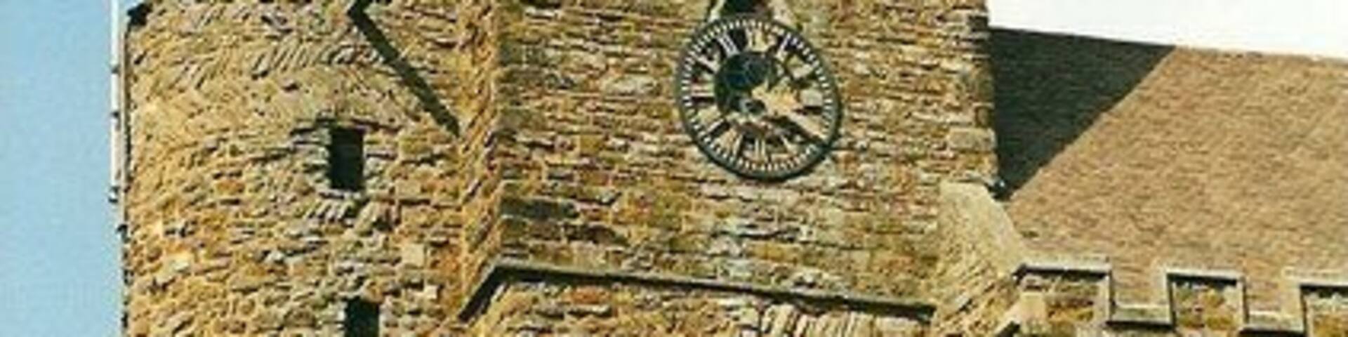 West tower of All Saints' parish church, Brixworth, Northamptonshire, seen from the south