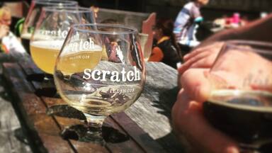 Local brewed beer using organic local ingredients. The list changes all the time, so you just have to keep going to try out new things!