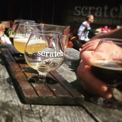 Local brewed beer using organic local ingredients. The list changes all the time, so you just have to keep going to try out new things!
