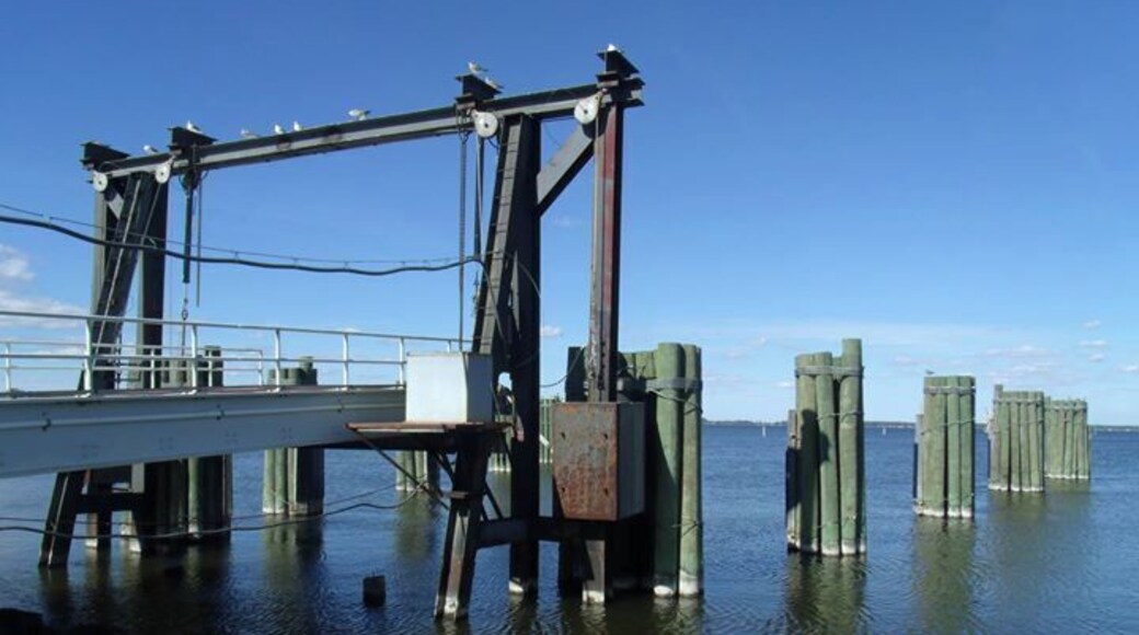 Take the FREE ferry across the Pamlico River. The ferry runs daily to Bath and back. Be sure to follow the schedule because sometimes at off hours it is over a two hour wait. Catch a ride and enjoy the crossing.