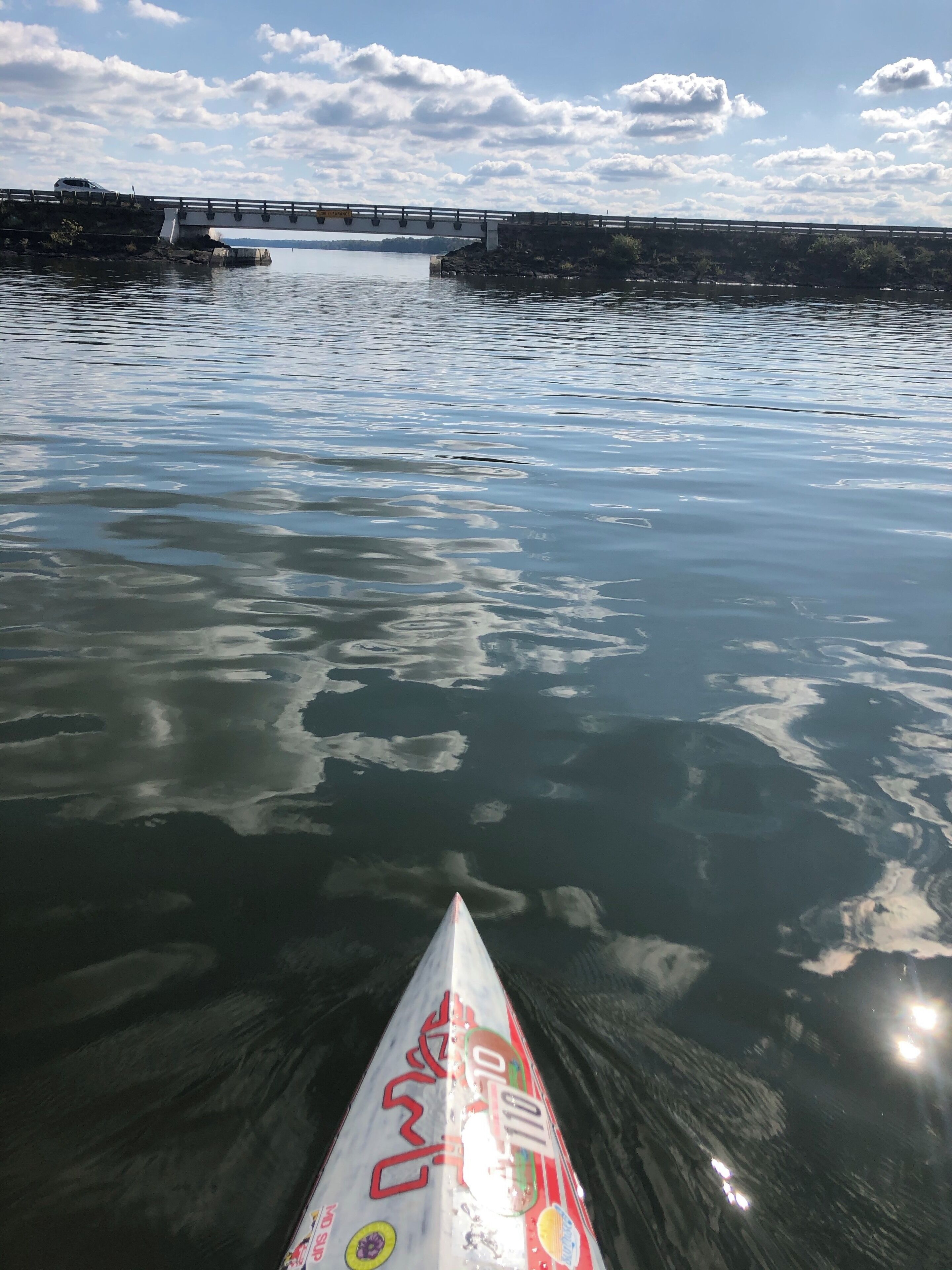 Fall Stand up paddle boarding lake Pymatuning