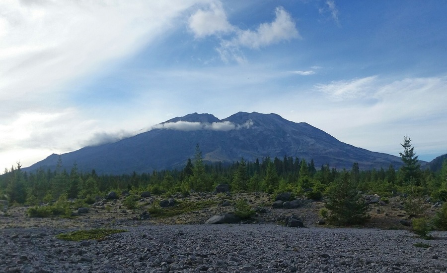 Beautiful day to see Mt. St. Helens