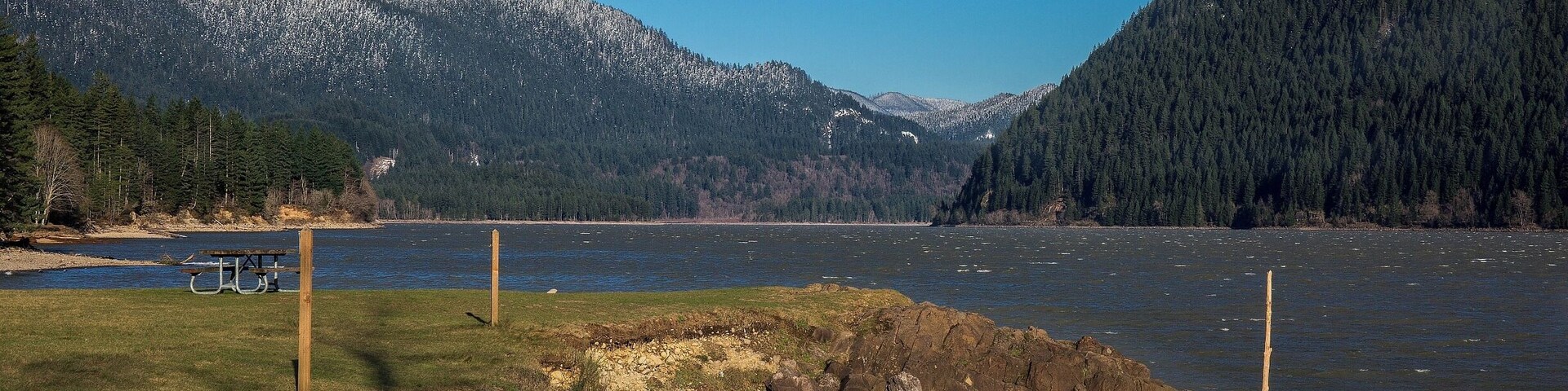 The Yale Reservoir and its downstream cousin, Lake Merwin are the summer playgrounds for boaters, fishermen and water sports enthusiasts.
That they both happen to be nestled in the Mt St Helens foothills adds an element of drama to the landscape that you won't find many other places.