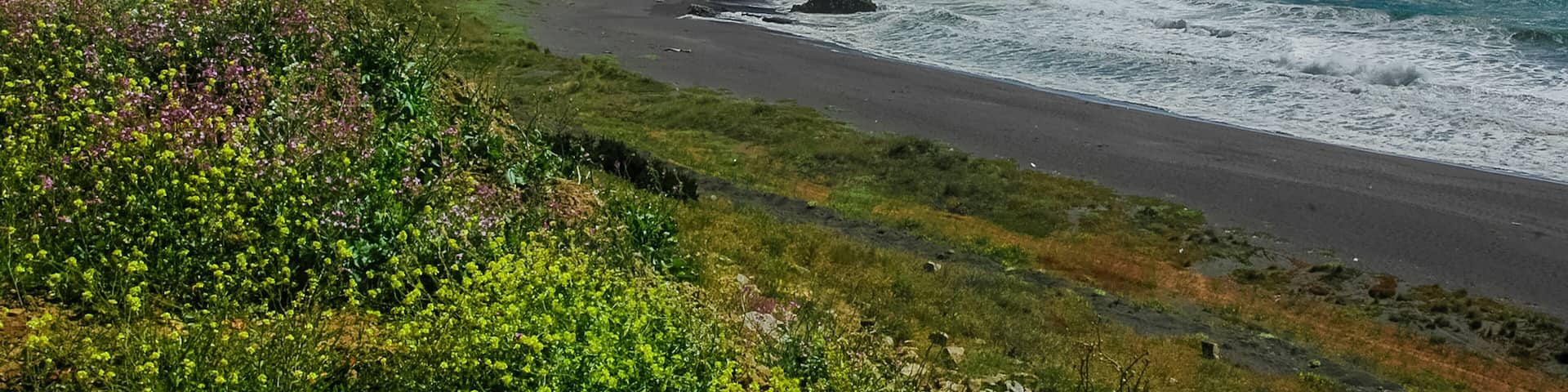 Costa Maule playa oceano Pacifico sexta y septima Region De Chile Sudamerica