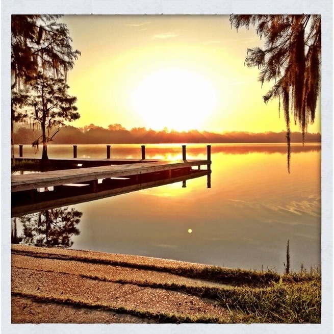 Sunrise on Lake Jackson