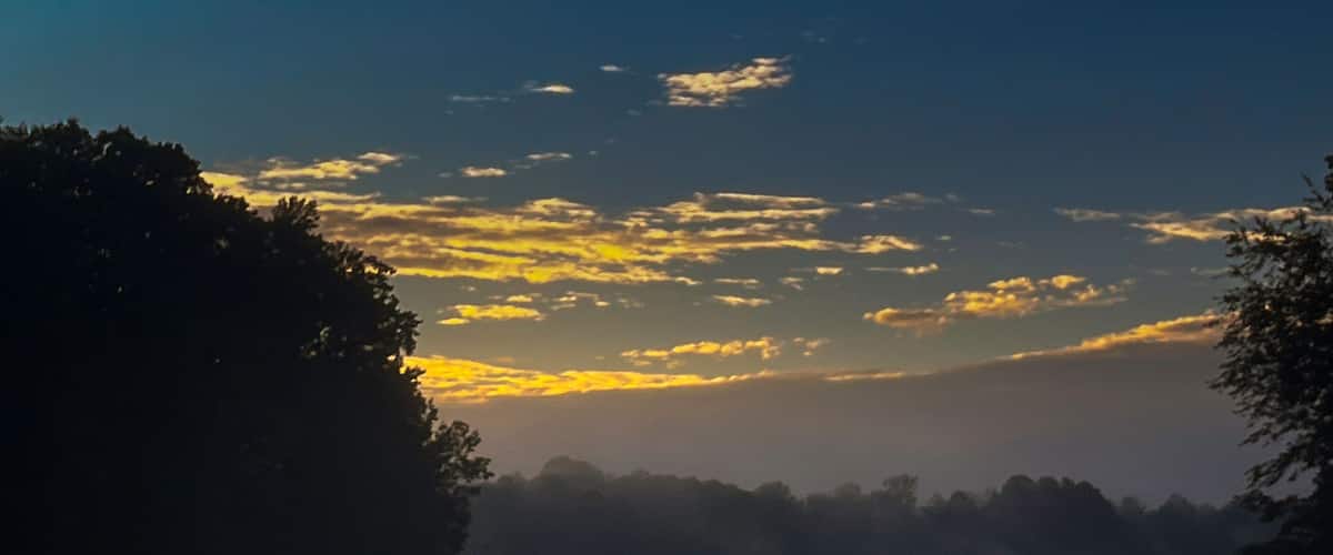 Sunrise on Lake Wedowee Alabama