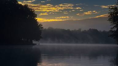Sunrise on Lake Wedowee Alabama