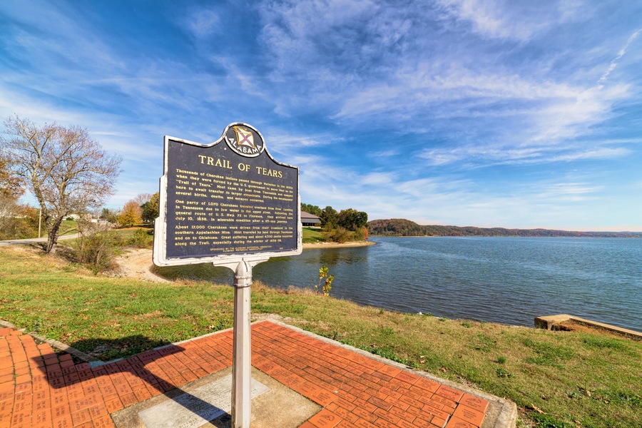 Trail of Tears in Alabama