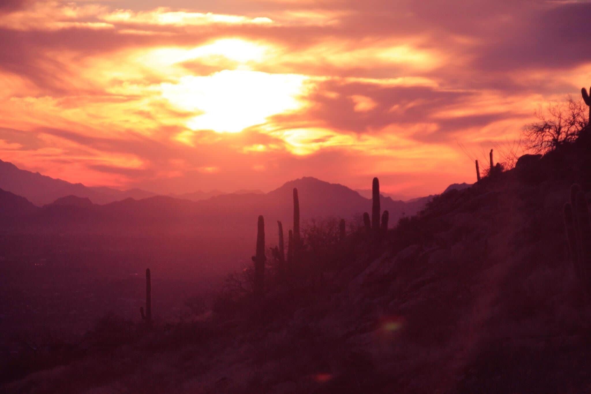 Trails along Mount Lemmon are the perfect spots for sunsets!