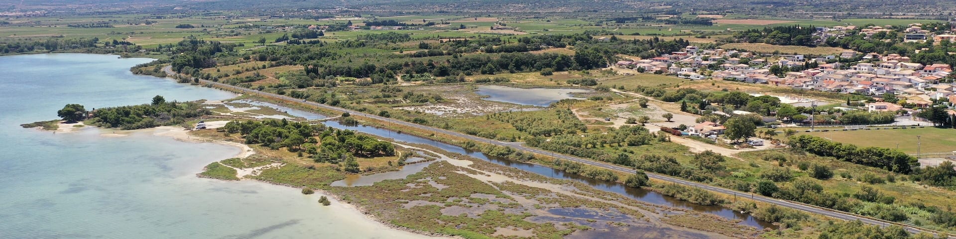 survol du parc naturel régional de la Narbonnaise
