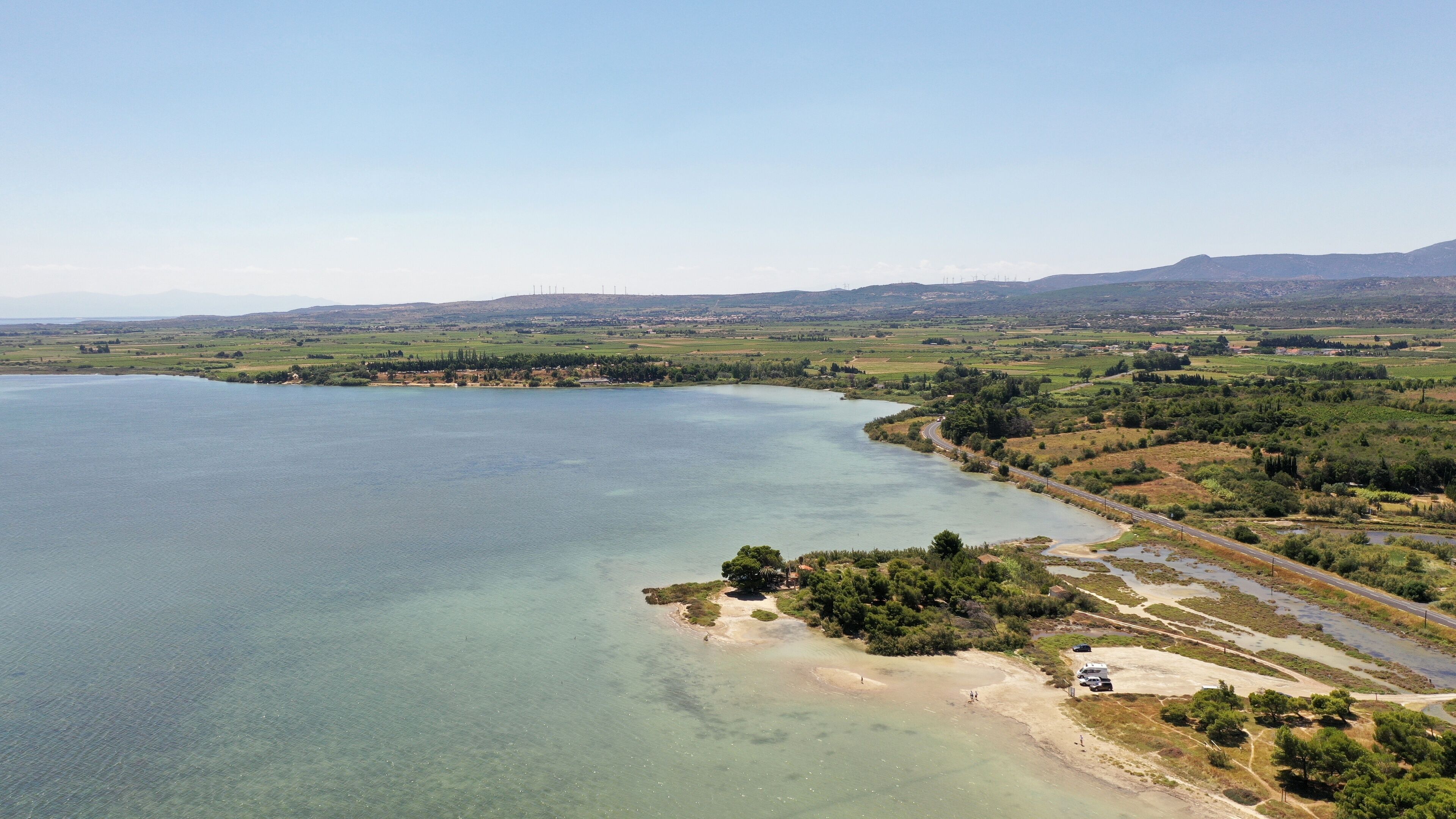 survol du parc naturel régional de la Narbonnaise