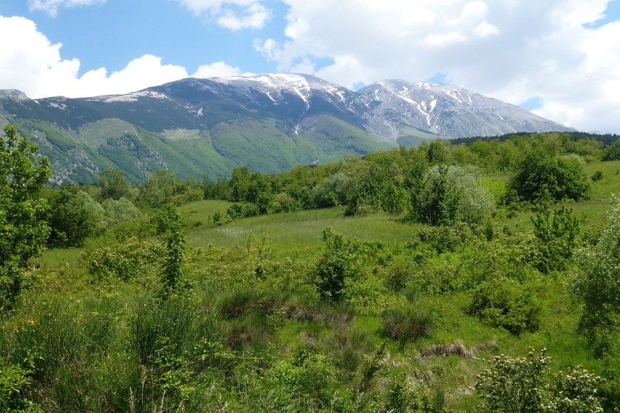 La Maiella vista dal versante ovest