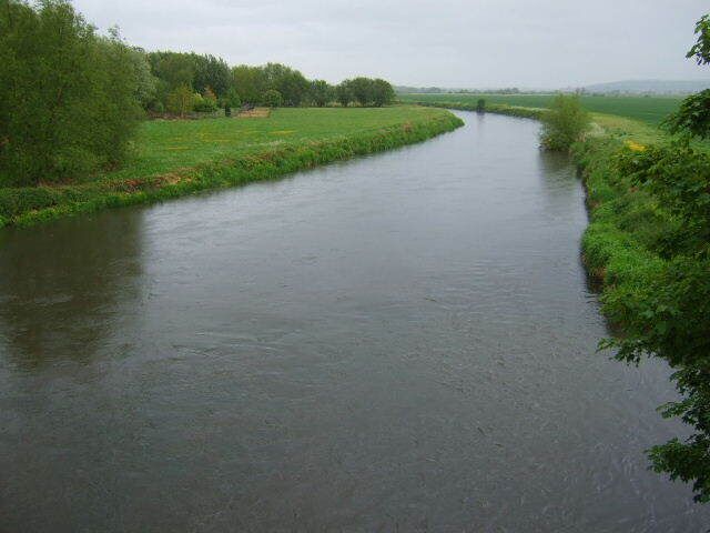 Downstream Looking south down the River Tame.