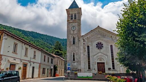 Church of San Michele Arcangelo in Bolognola Marche Italy