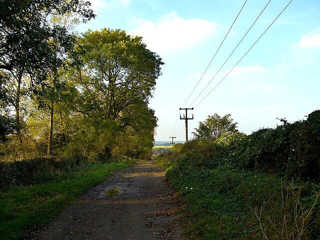 Humber Street, Market Weighton, East Riding of Yorkshire, England. Not Suitable for Vehicles Remains of what used to be a Roman road leading from the Humber to Malton - this section continues down into Goodmanham. Or for a mile or two in the other direction towards the Humber (behind the viewpoint in the picture). The 'road' is marked on Google Map's as Humber Street - though really it's a rough track. There is a sign saying "Not Suitable for Vehicles".