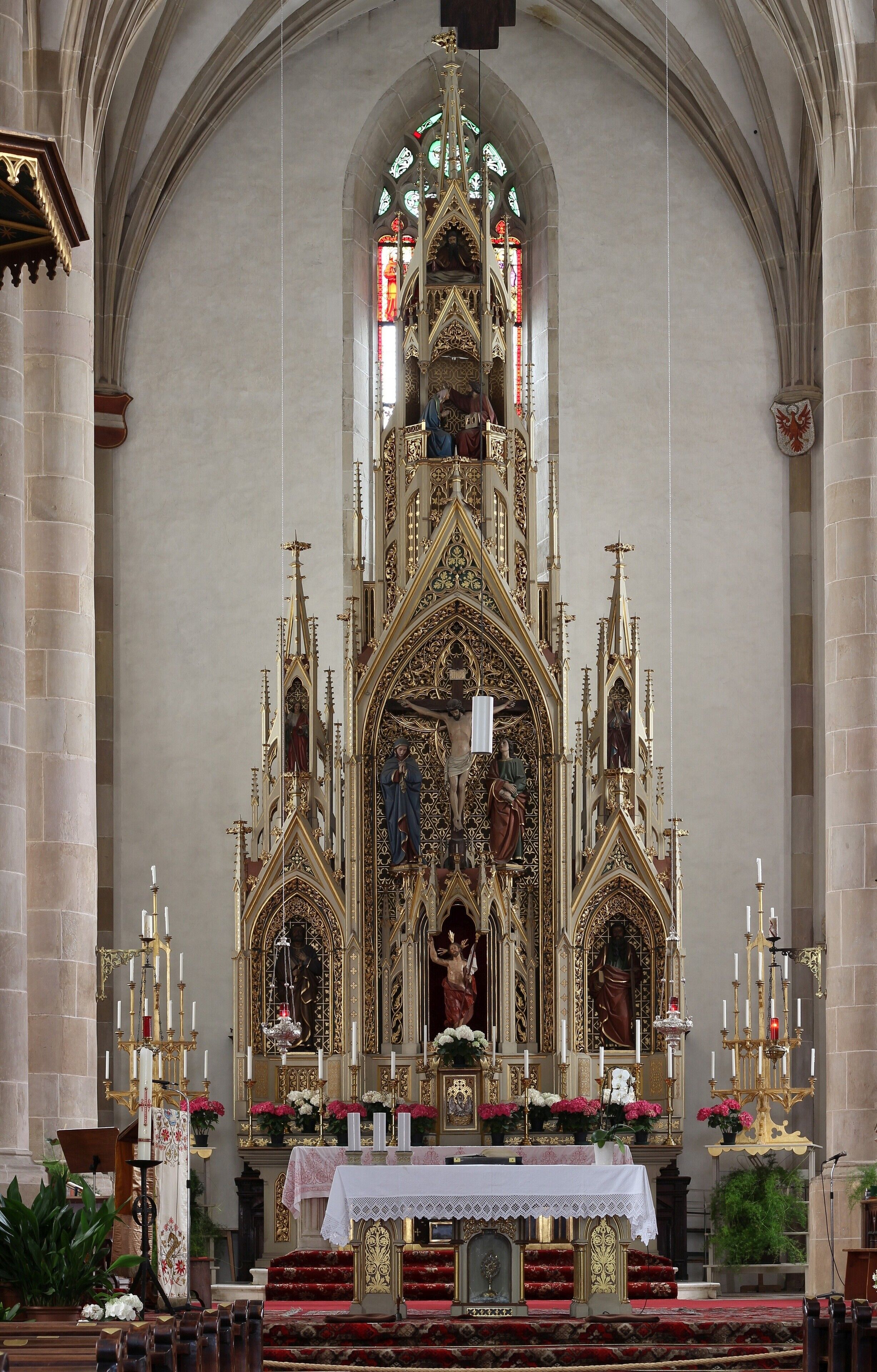 Hochaltar von Michael Stolz in der Pfarrkirche St. Pauls in Südtirol