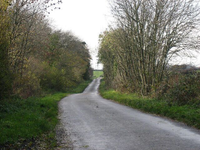 The Road To The A6108 From South Dyke Farm.